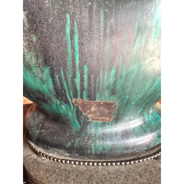 Asian Styled Ceramic Lamp by Fantoni For Sale - Image 9 of 9