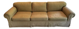 Custom Classic Sofa of Ny English Roll Arm Skirted Sofa