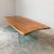 Modern Large Table in Wood and Glass by Oskar Kogoj, 1970s For Sale - Image 3 of 8
