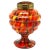 Pique Fleurs Vase in Multi Color Decor with Grille, 1930s For Sale - Image 13 of 13