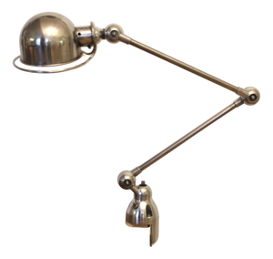 Vintage French Industrial Clamping Scale Lamp from Jean-Louis Domecq for Jieldé, 1950s