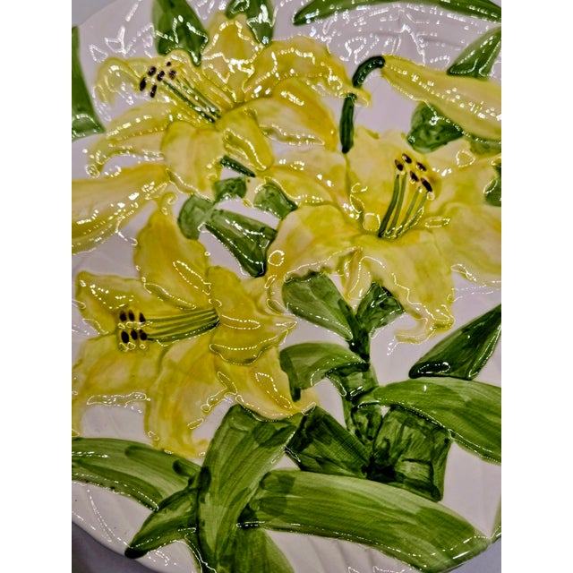 Shafford China 1988 Shafford Fleurs Du Jour Embossed Floral Dessert Plates — Set of 12 For Sale - Image 4 of 12