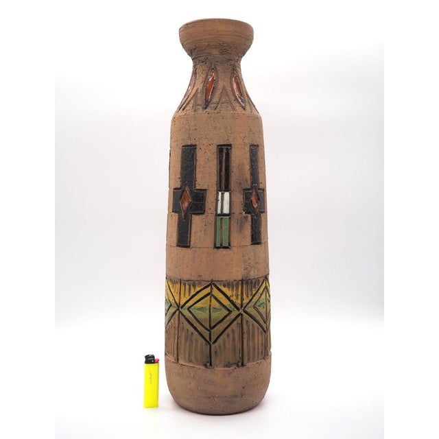 Large Ceramic Floor Vase by Marian Zawadzki for Tilgmans Keramik, 1960s A very unique and handmade large stoneware...