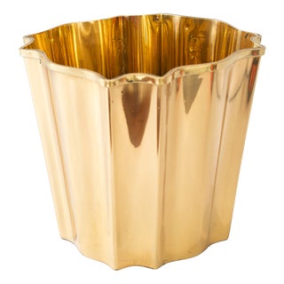 Vintage Champagne Bucket in Brass, 1920s For Sale