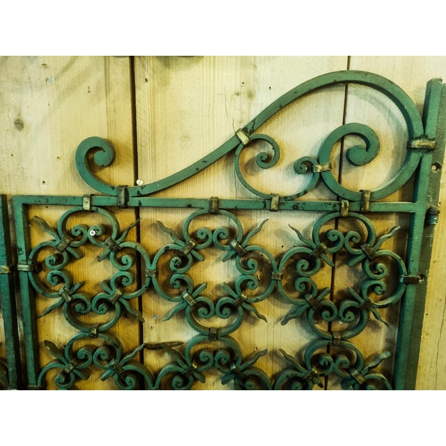 Gold Vintage Interior Grilles in Wrought Iron, 1950s For Sale - Image 8 of 12