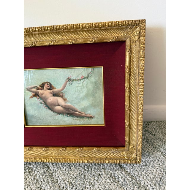Mid 19th Century Antique Nude Painting For Sale - Image 5 of 10
