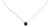14K Rose Gold 4.0 Cttw Bezel-Set Black Round Diamond Solitaire Pendant Necklace (Black Color, I2-I3 Clarity) - 18" For Sale