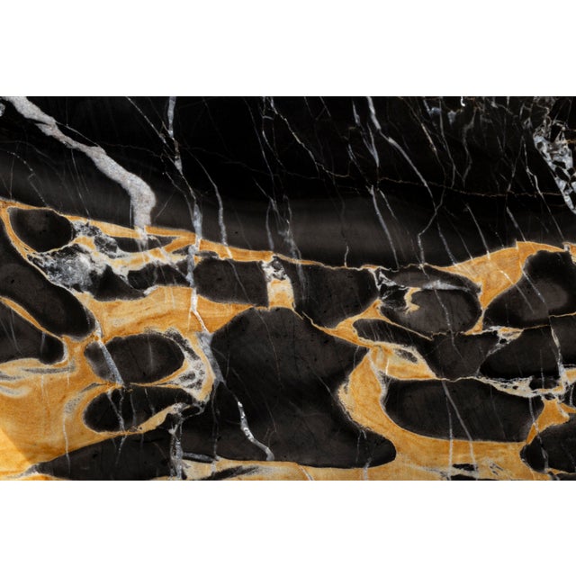 Modern Handcrafted Coffee Table in Italian Marble by Karen Chekerdjian For Sale - Image 12 of 12