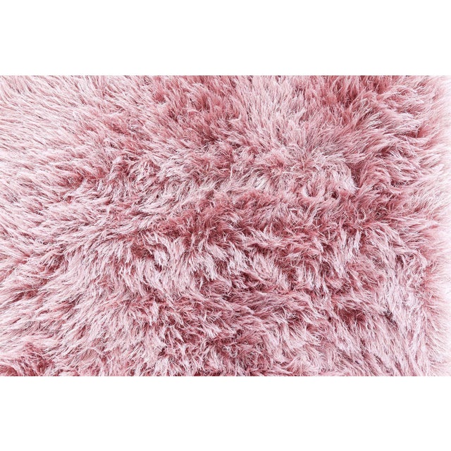 Modern Modern Shaggy Rug in Pink Tones by Doris Leslie Blau For Sale - Image 3 of 7