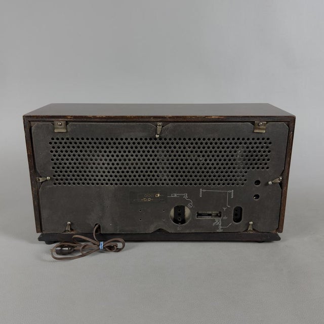 Philips Vintage Type 113 B Wooden Tube Radio from Philips For Sale - Image 4 of 16