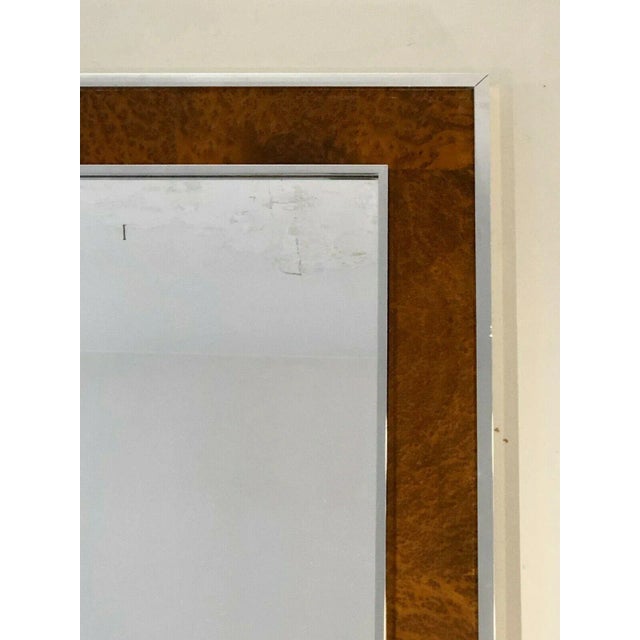 Mid-Century Modern French Mirror from Maison Jansen, 1970s For Sale - Image 3 of 10