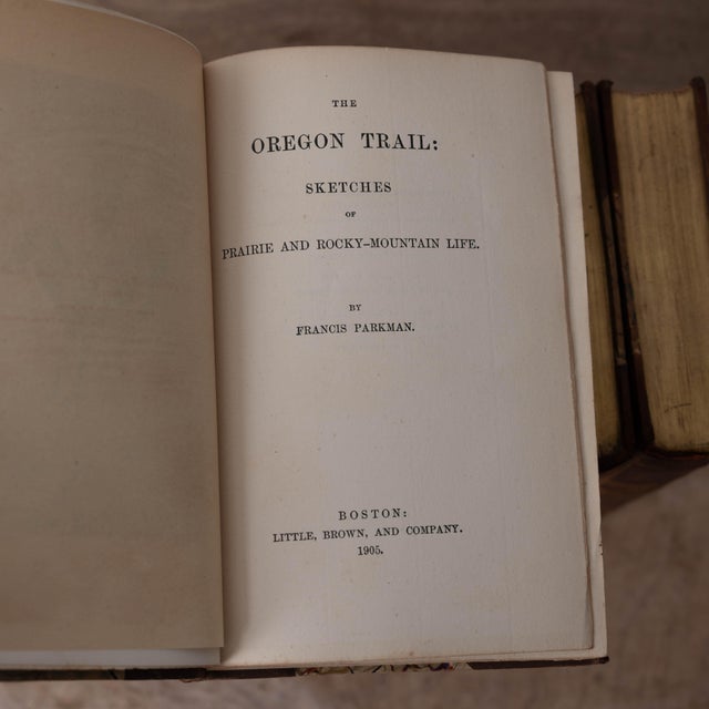 Brown Parkman's Works, Ten Volumes in Three-Quarter Leather, 1905 For Sale - Image 8 of 8