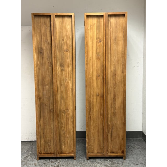 2020s Roost Teak Storage Cabinets, Pair For Sale - Image 5 of 12