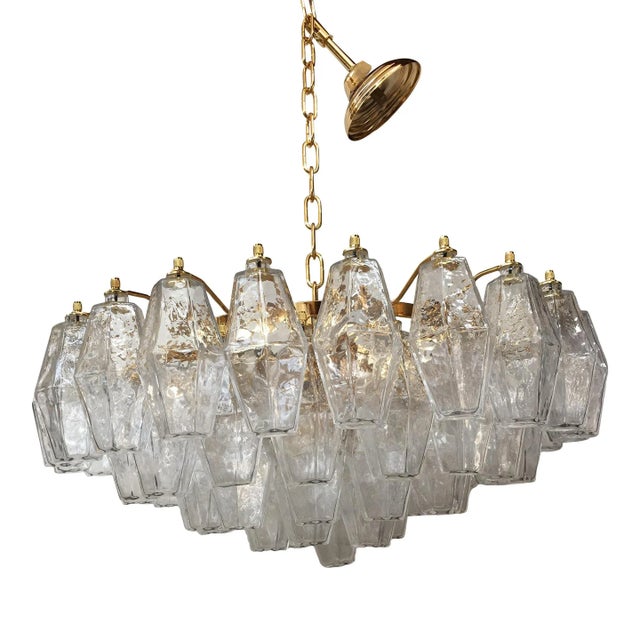 Italian Style Murano Glass Sputnik Chandelier Poliedro from Simoeng For Sale - Image 12 of 12