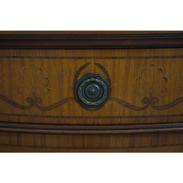 Brown Adams Style Satinwood Inlaid Commode Chest For Sale - Image 8 of 12