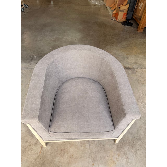 Early 21st Century Ambella Home Light Gray Lounge Chair For Sale - Image 5 of 7