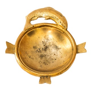 Vintage Ashtray with Fish Motiv, 1950s For Sale