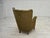 Danish Highback Armchair in Green Furniture Wool, 1960s For Sale - Image 9 of 18