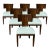 Klismos Style Modern Chenille Upholstered Chairs - Set of 6 For Sale In San Diego - Image 6 of 6