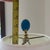 1950s French Style Blue Porcelain Table Lamp For Sale - Image 10 of 12