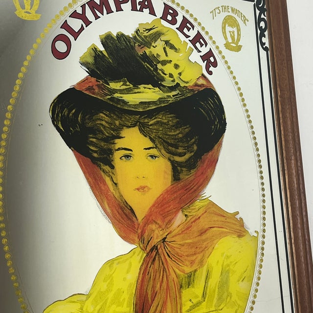 Olympia Beer Advertising Mirror For Sale - Image 4 of 15