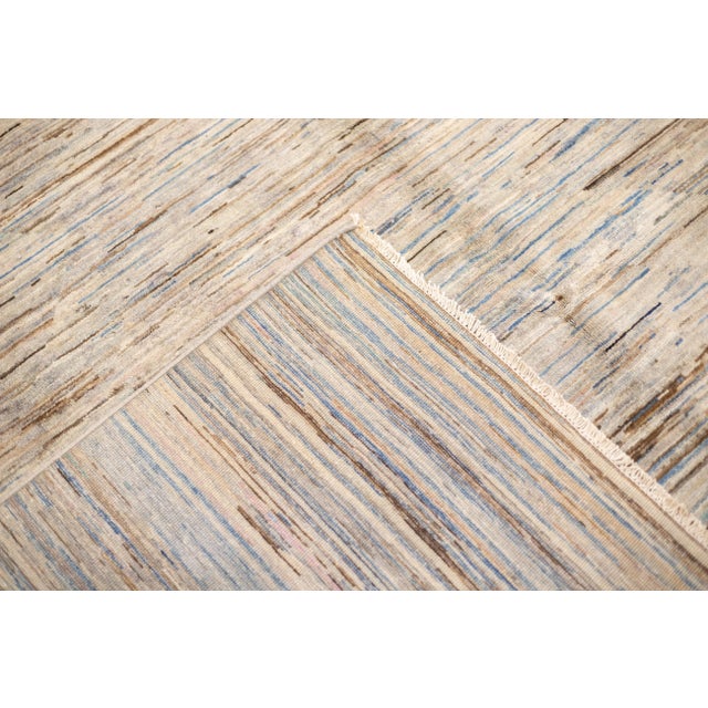 Textile Fine Contemporary Gabbeh Wool Rug 8'3" X 9'8" For Sale - Image 7 of 8