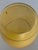 Palm Beach Style Vintage Yellow Glass Vase With Two Hand Painted Parrots Adorning the Front Face For Sale In San Antonio - Image 6 of 10
