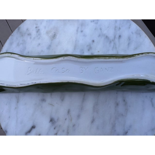 Vintage Trompe L’Oleil Olive Server For Sale - Image 14 of 17