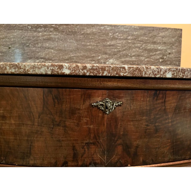 Early 20th Century Chest of Drawers With Marble Top For Sale In San Francisco - Image 6 of 11