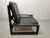 Mid-Century Brutalist Black Leather Lounge Chairs with Black Wooden Frames by Sonja Wasseur, Netherlands, 1970s, Set of 2 For Sale - Image 11 of 14