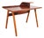 Vintage Teak Bent Desk, 1980s For Sale