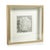 Contemporary Carey Gold Framed Crystal Flower Wall Décor For Sale - Image 3 of 3