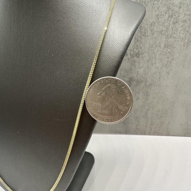 14kt Yellow Gold Franco Chain – 20in, 1.4mm, New For Sale - Image 4 of 4