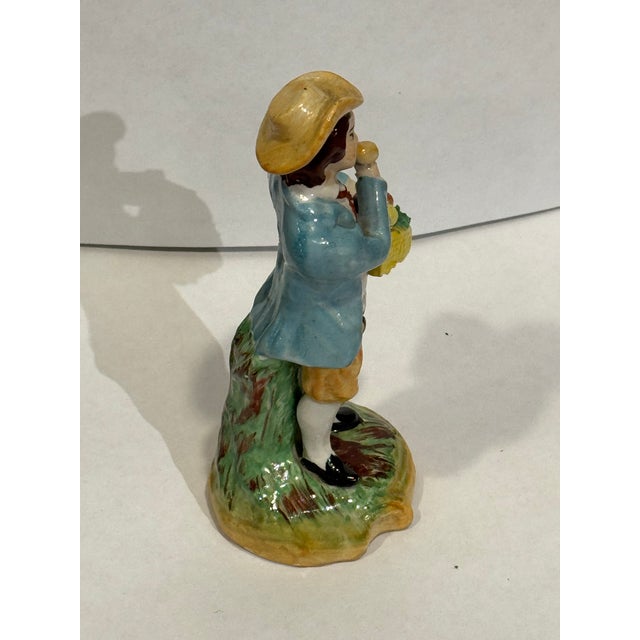 Staffordshire Mid 19th Century Vintage Fruit Seller Staffordshire Figurine For Sale - Image 4 of 6