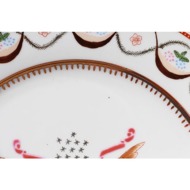 Chinese Export American Armorial Porcelain Plate For Sale - Image 6 of 12