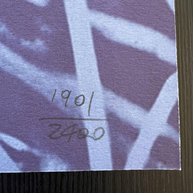 1986 Carnegie Museum of Art After Andy Warhol "Butterfly" Lithograph For Sale - Image 6 of 10