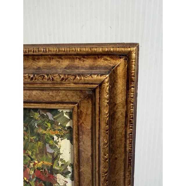 White Late 20th Century Stunning Original Oil Painting On Canvas, Mediterranean Coastal Scene 29x41 For Sale - Image 8 of 10