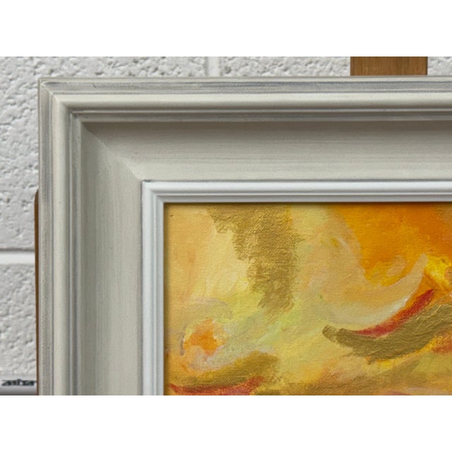 Abstract Expressionism using Red, Orange, Yellow & Gold by Contemporary Artist 2025 For Sale - Image 11 of 12