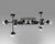 Molecule Linear Chandelier For Sale - Image 9 of 12