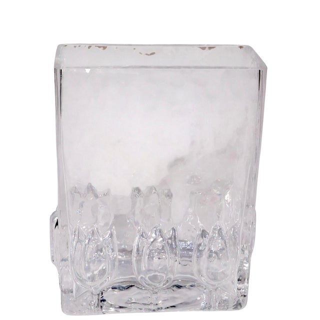 Glass Ab Kosta Sea Glasbruck Vase by Renate Stock Made in Sweden C. 1960's For Sale - Image 7 of 10