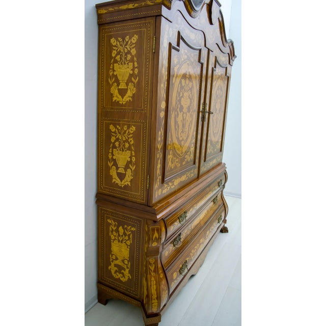 Mahogany, Fir, and Walnut Secretaire, 1950s For Sale - Image 14 of 18