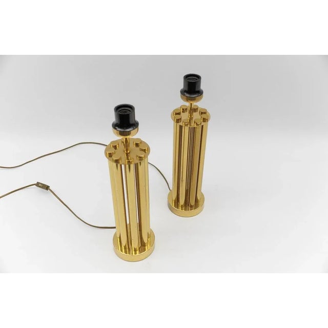 Mid-Century Modern Mid-Century Modern Table Lamps in Brass, 1960s, Set of 2 For Sale - Image 3 of 11