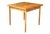 1960s Danish Modern Teak Extendable Dining Table With 2 Leaves, Square Top & Tapered Legs For Sale - Image 10 of 15