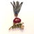Late 20th Century Bochic "Orient" Vintage Ruby & Black Pearl Brooch Set 18K Gold & Silver Circa 80 For Sale - Image 5 of 18