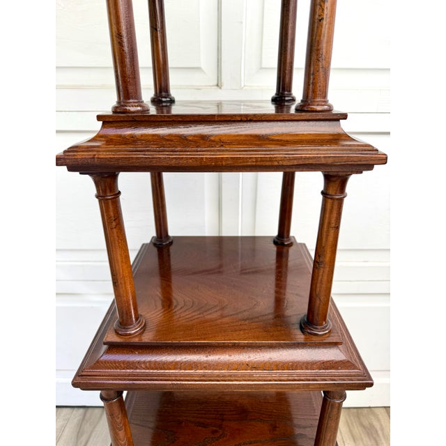 Late 20th Century Baker Furniture Architectural Graduated Tier Étagère For Sale - Image 11 of 12