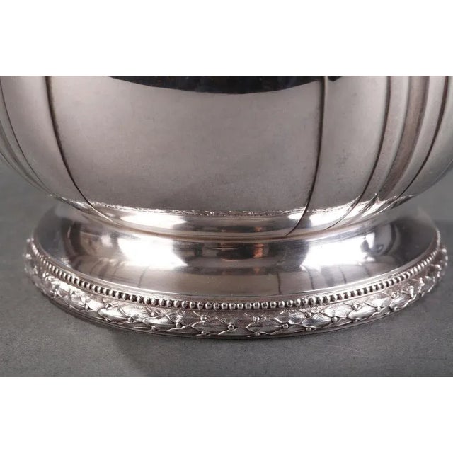 French Silver Hot Chocolate Pot or Coffee Pot by Puiforcat For Sale - Image 12 of 18