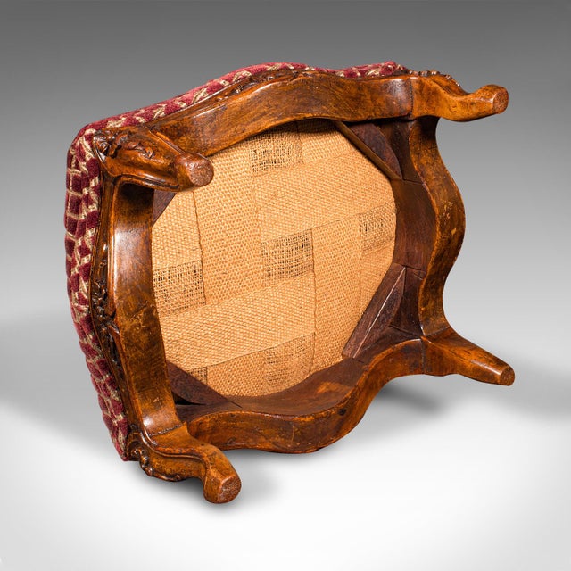 1850's Antique Footstool For Sale - Image 9 of 9