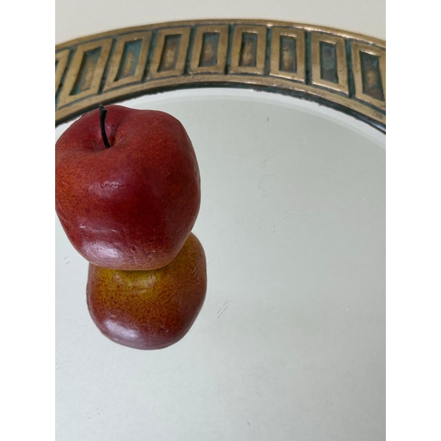 Mid-Century Modern Brass Round Wall Mirror, Italy, 1960s For Sale - Image 14 of 15