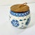 Delft Late 20th C Boho Chic Scandinavian Gustavian Style Ceramic Jar Vase With Wood Lid. For Sale - Image 4 of 11