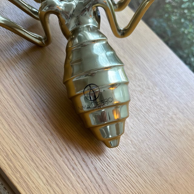 Metal Oversized Polished Gold Ant Sculpture by Nima Oberoi For Sale - Image 7 of 10